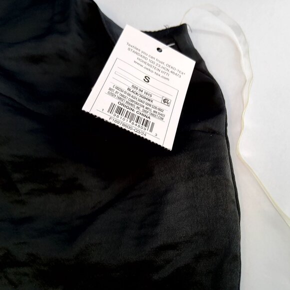 Auden Black Slip Dress Size S Features a side slit for added style and comfort - Picture 5 of 12